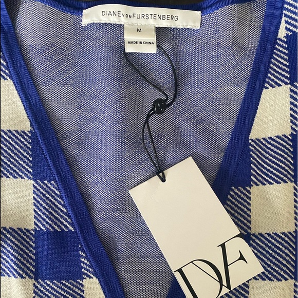 NWT Diane von Furstenberg wrap sweater - Picture 3 of 9